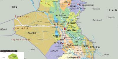 Irák měst mapě